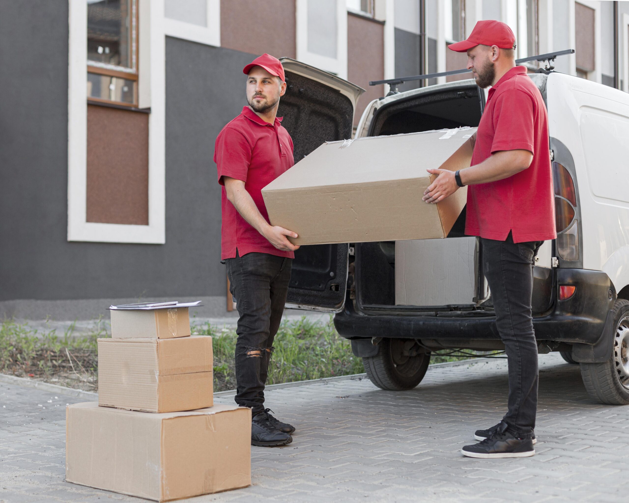 Long distance movers NYC loading a moving truck